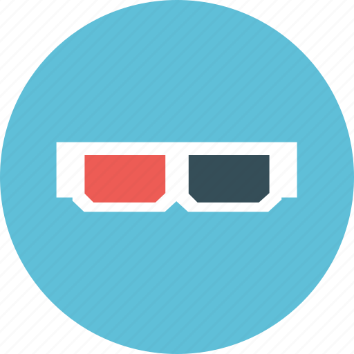 Cinema, entertainment, eye, eyeglasses, film, movie, vdo icon - Download on Iconfinder