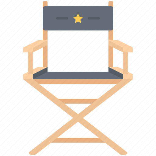 Actor, chair, cinema, film, filming, movie icon - Download on Iconfinder