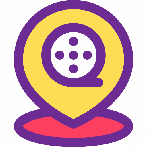 Address, cinema, location, map, pin icon - Download on Iconfinder