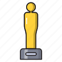 success, trophy, cinema, achievement, award