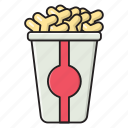 snack, cinema, film, movie, popcorn