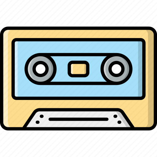 Cassette, tape, audio, recorder icon - Download on Iconfinder