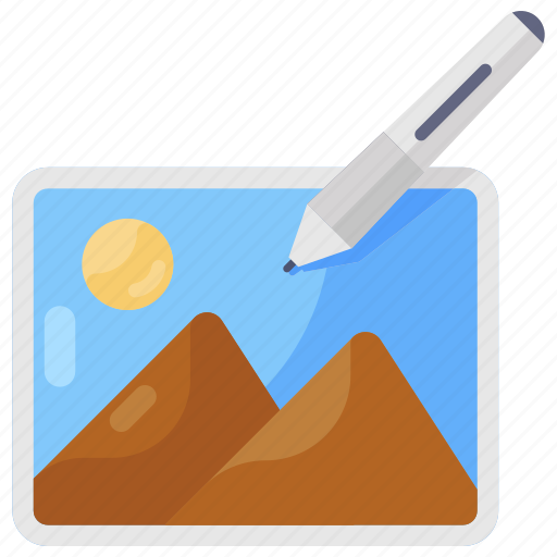 Artwork, creative art, drawing, landscape, painting icon - Download on Iconfinder