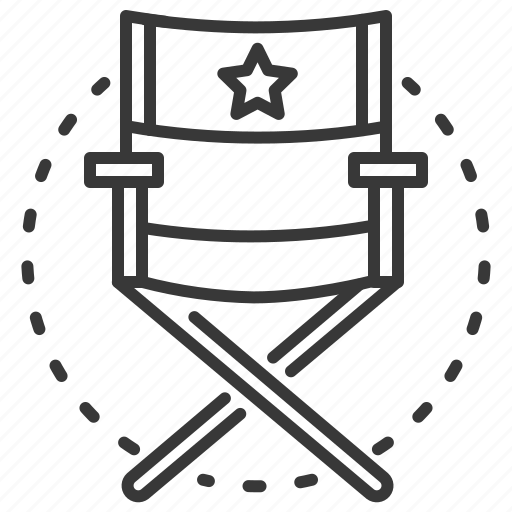 Chair, cinema, director, premium icon - Download on Iconfinder
