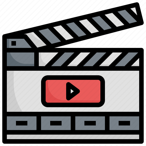 Film, clapperboard, cinema, entertainment, movie icon - Download on Iconfinder