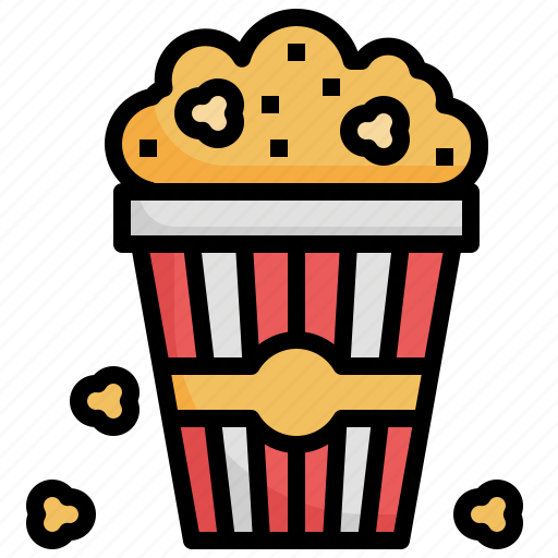 Popcorn, cinema, food, and, restaurant, salty, fast icon - Download on Iconfinder