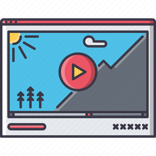 Cinema, film, filming, movie, online, video icon - Download on Iconfinder
