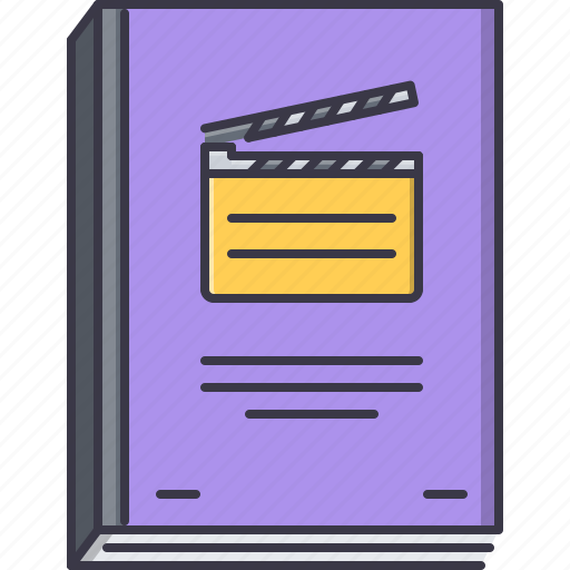 Cinema, film, filming, movie, scenario icon - Download on Iconfinder