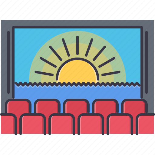 Cinema, film, filming, movie, seat icon - Download on Iconfinder