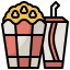 cinema, drink, entertainment, fast, food, popcorn, snack 