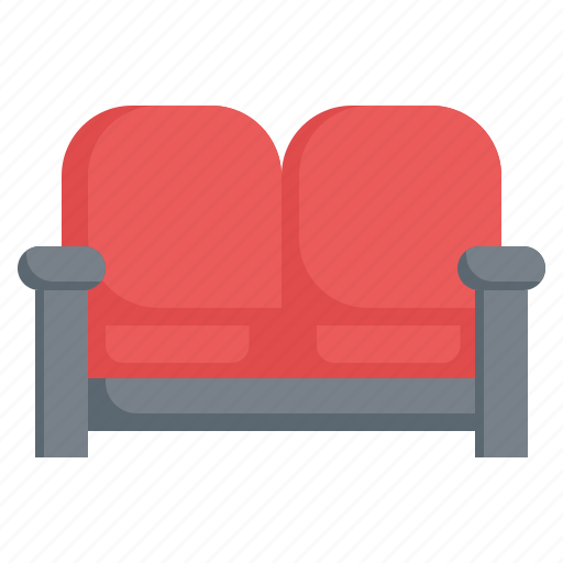 Cinema, seat, entertainment, armchairs, comfortable icon - Download on Iconfinder