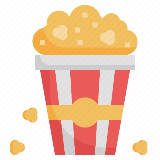 Popcorn, cinema, food, and, restaurant, salty, fast icon - Download on Iconfinder