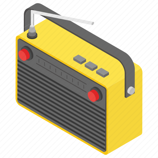 Audio broadcasting, fm radio, radio, radio receiver, vintage radio icon - Download on Iconfinder