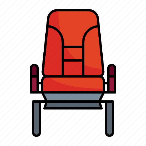 Chair, cinema, film, interior, movie, seat, theater icon - Download on Iconfinder