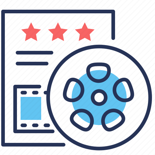 Film, ratings, reel, stars icon - Download on Iconfinder