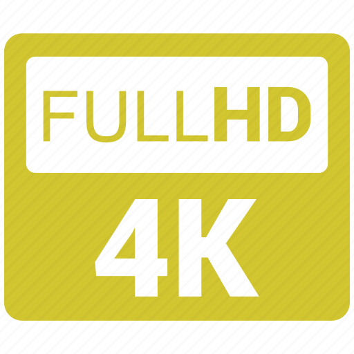 Full hd, hd, movie, sign, video icon - Download on Iconfinder