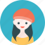 avatar, girl, hat, profile, woman 