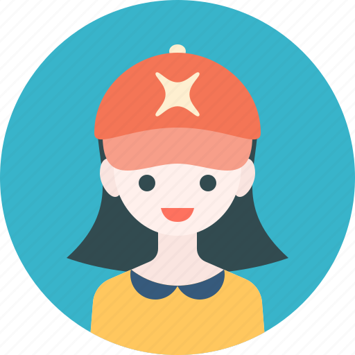Avatar, cap, girl, hat, profile, woman icon - Download on Iconfinder