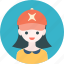 avatar, cap, girl, hat, profile, woman 