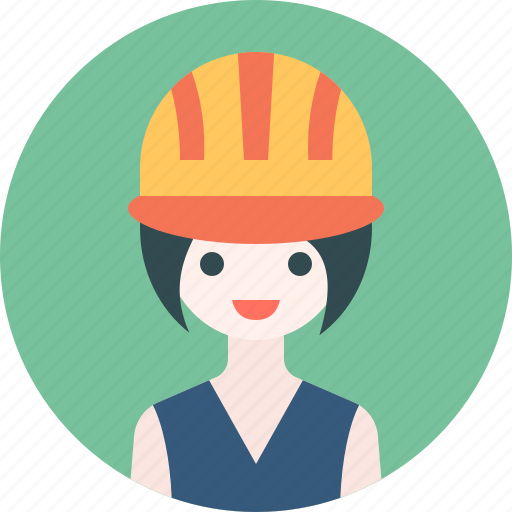 Avatar, girl, hat, profile, woman, worker icon - Download on Iconfinder