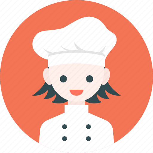 Avatar, chef, girl, hat, profile, woman icon - Download on Iconfinder