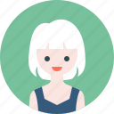 avatar, girl, profile, shirt, woman
