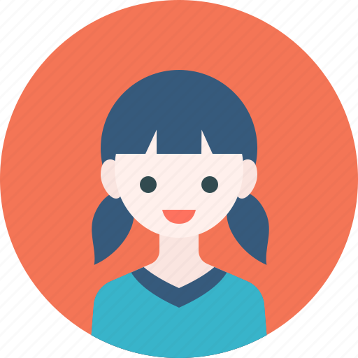 Avatar, child, girl, profile, woman icon - Download on Iconfinder