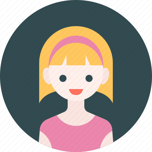 Avatar, girl, profile, shirt, woman icon - Download on Iconfinder
