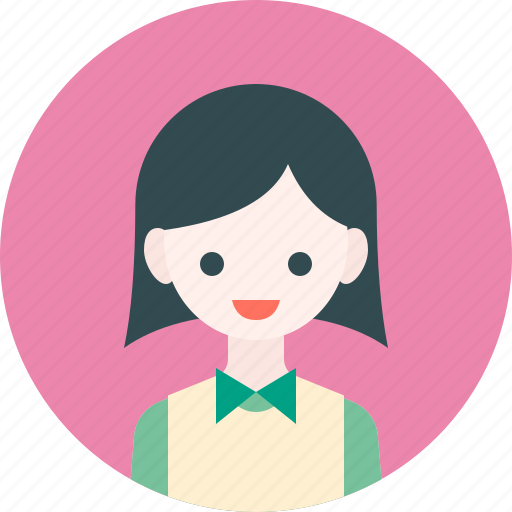 Avatar, butler, girl, profile, waiter, woman icon - Download on Iconfinder