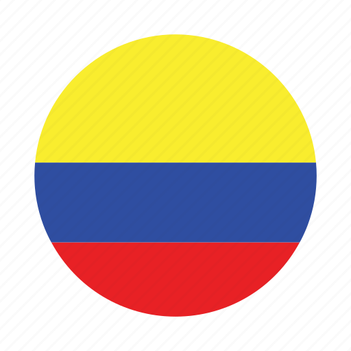 Colombia, country, flag, flags, nation, national, world icon - Download on Iconfinder