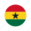 ghana, flag, africa 