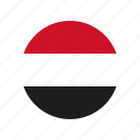 yemen, flag, middle east