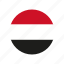 yemen, flag, middle east 