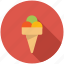 con, eating, food, ice cream 