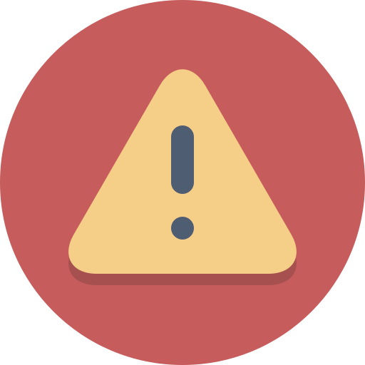Caution, alert, attention, danger, error, exclamation, warning icon - Free download