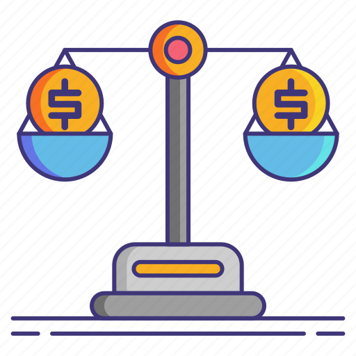 Balance, budget, money, scale icon - Download on Iconfinder