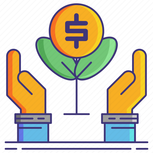 Growth, hands, money, nature icon - Download on Iconfinder