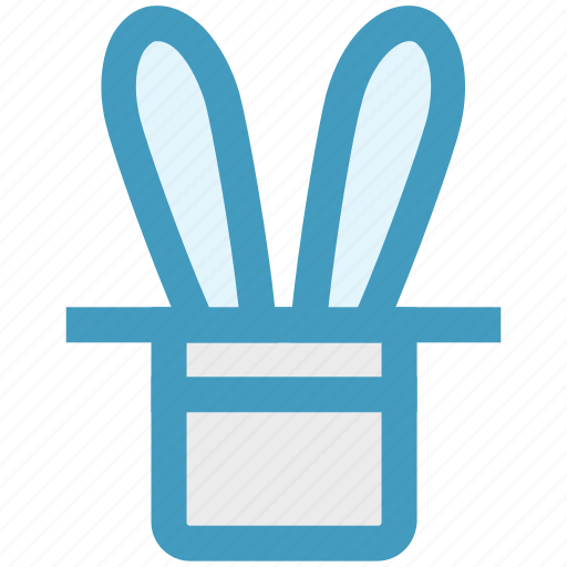 Amusement, circus, focus, hat, magic, rabbit, trick icon - Download on Iconfinder