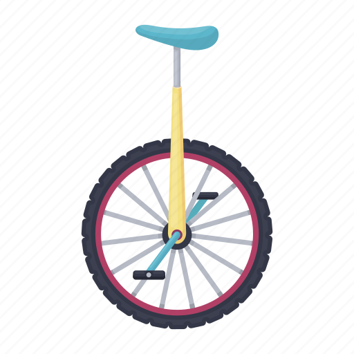 Arena, circus, monocycle, trick, vehicle, wheel icon - Download on Iconfinder