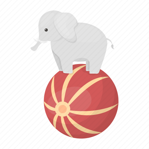 Animal, ball, circus, elephant, performance, wild icon - Download on Iconfinder