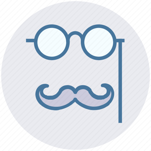 Circus, fun, glasses, glasses and mustaches, glasses with mustaches, mustaches icon - Download on Iconfinder