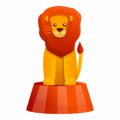 Animal, arena, circus, cute, entertainment, lion icon - Download on Iconfinder