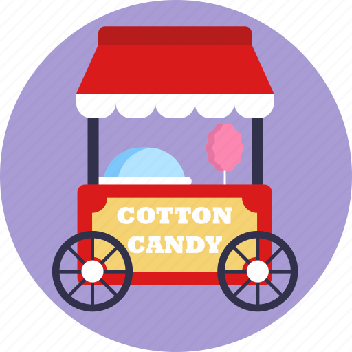 Circus, cotton candy, candy, shop, sweet icon - Download on Iconfinder