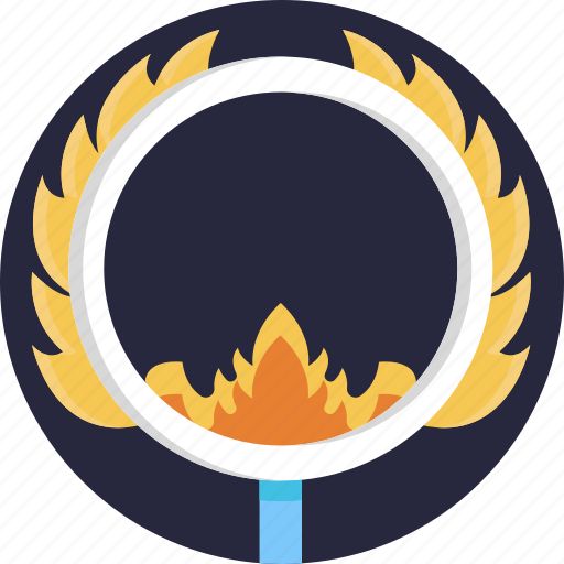 Ring, circus, performance, show, flame icon - Download on Iconfinder