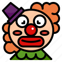 clown, face, carnival, circus, show, entertainer, festival