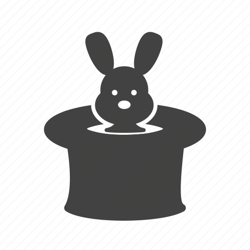 Bunny, circus, hat, magic, rabbit, show, trick icon - Download on Iconfinder
