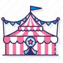 tent, circus, carnival, amusement, party