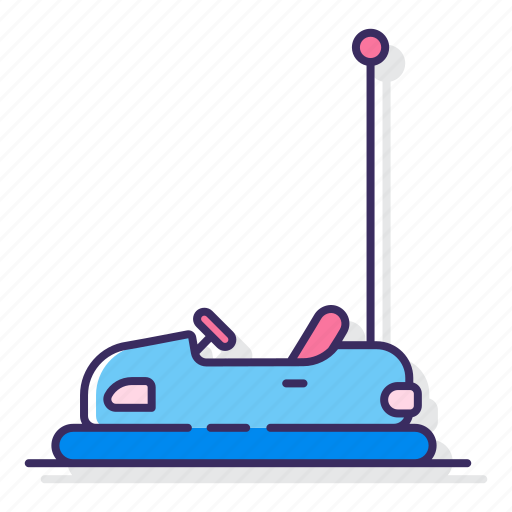 Bumper cars, amusement, dodgem, ride, bumping cars, dashing cars icon - Download on Iconfinder
