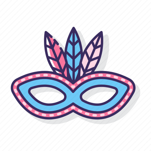 Costume, mask, carnival, circus, party, decoration icon - Download on Iconfinder