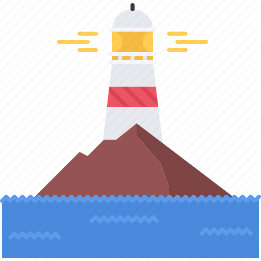 Architecture, building, island, light, lighthouse, sea, water icon - Download on Iconfinder